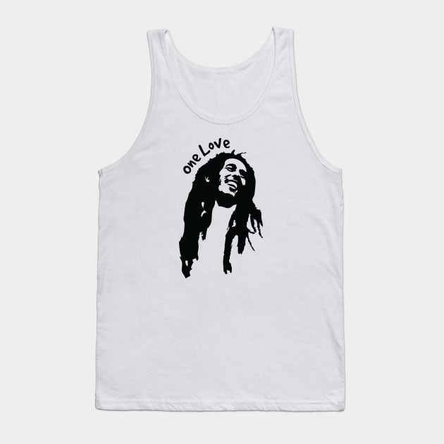 One Love Tank Top by Feral Designs